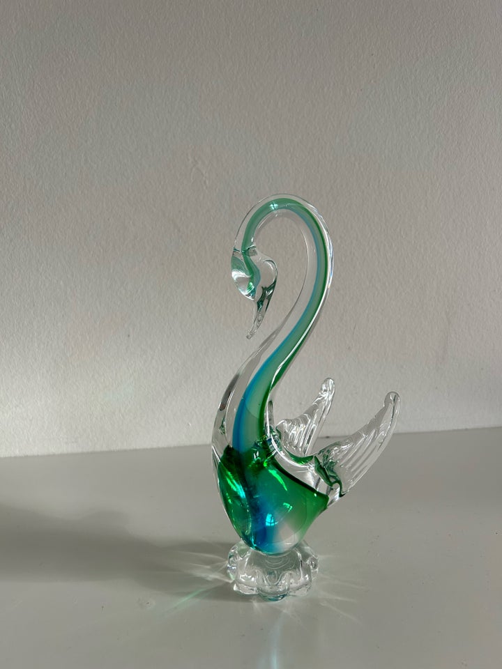 Murano glasfigur - Svanen Murano