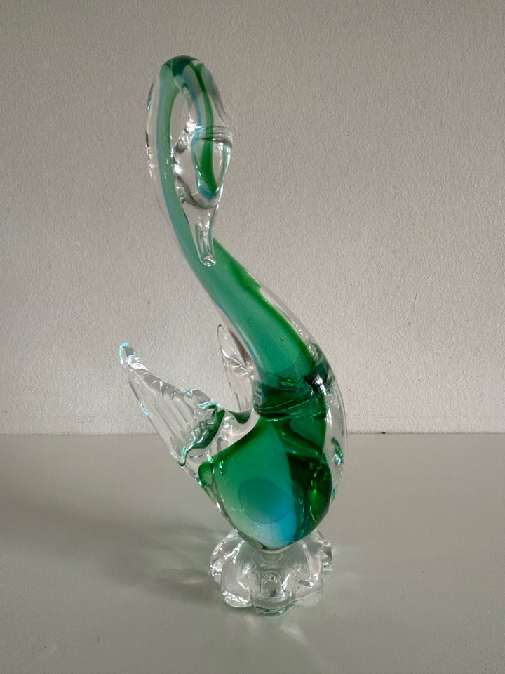 Murano glasfigur - Svanen Murano