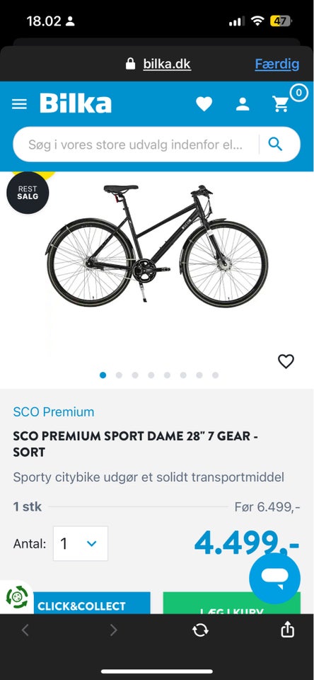 Damecykel SCO Premium sport