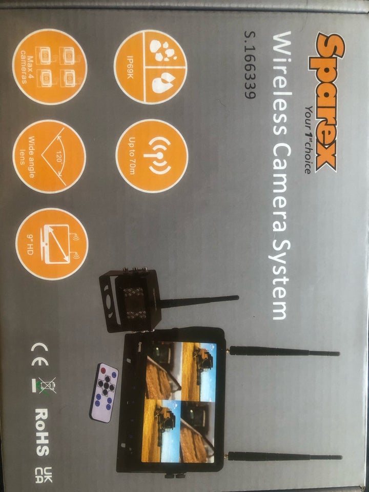 Wireless camera system, Sparex,