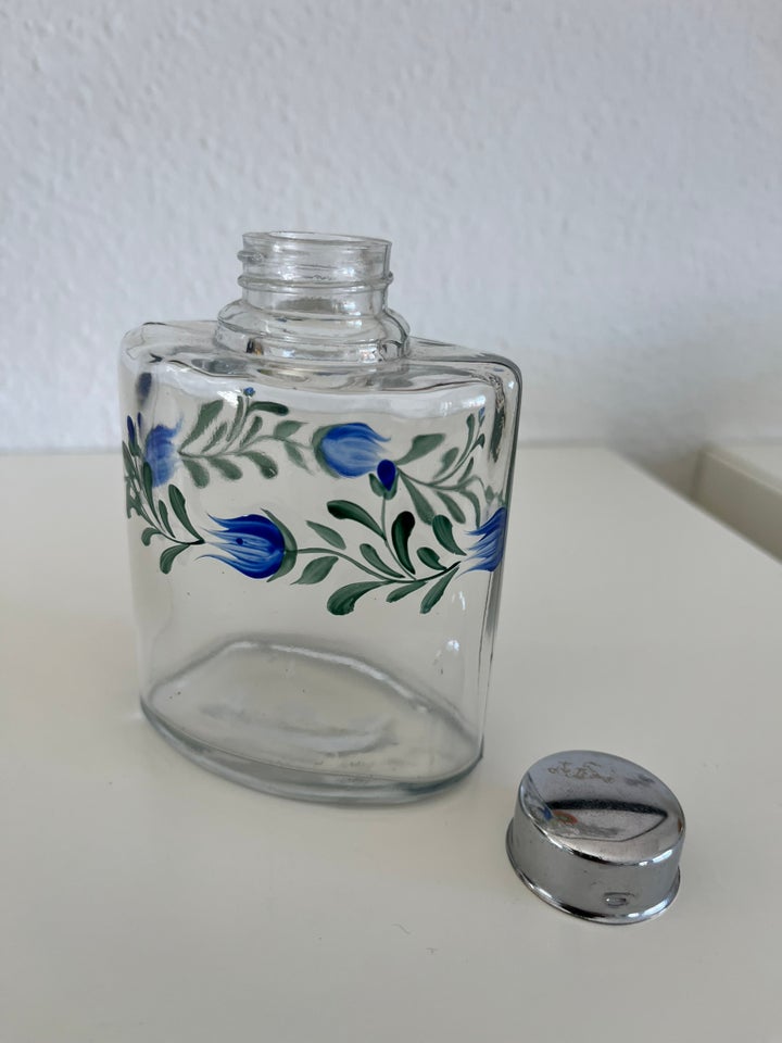 Fin lille glas flaske  12 cm