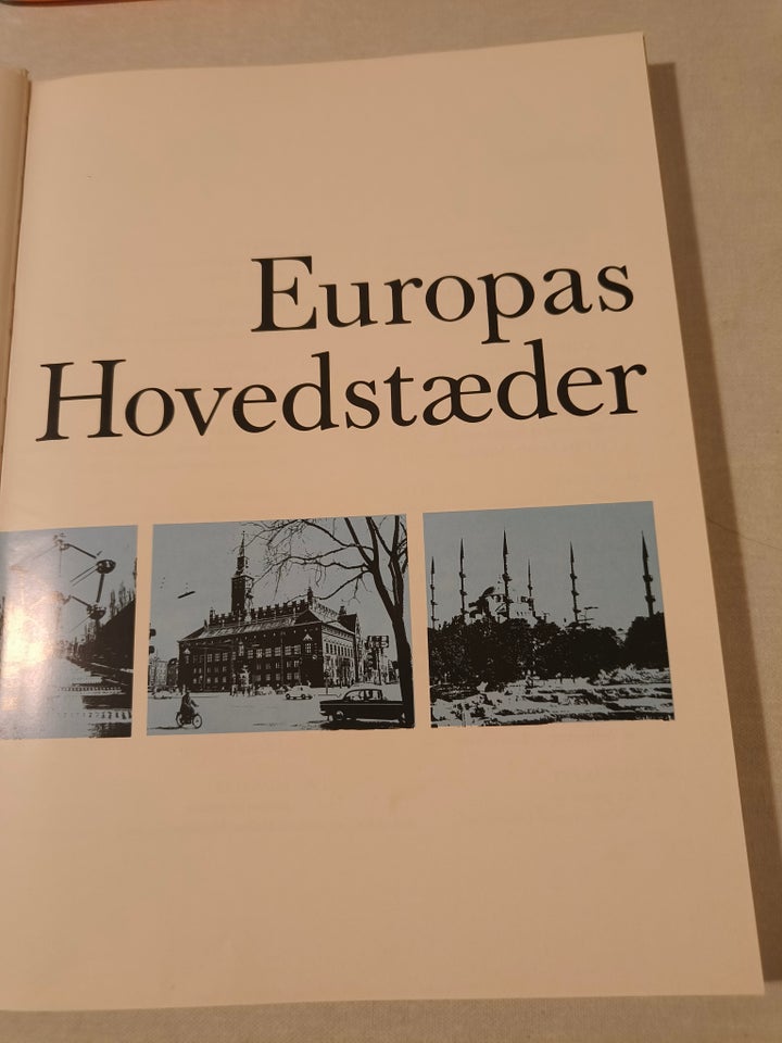 Europas hovedstæder, emne: