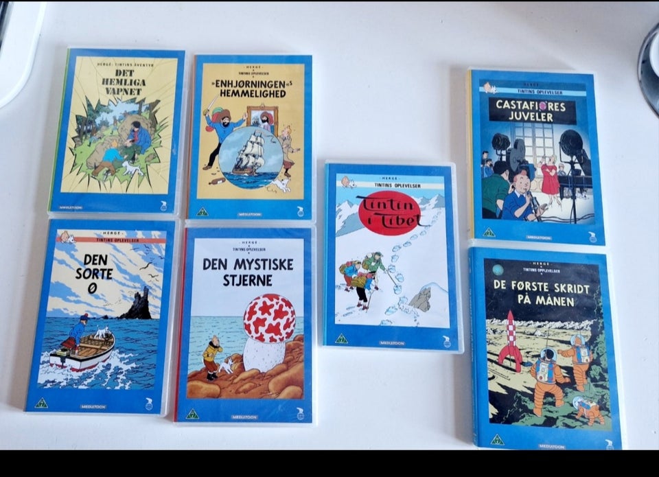 Tintin film, instruktør HERGE, DVD