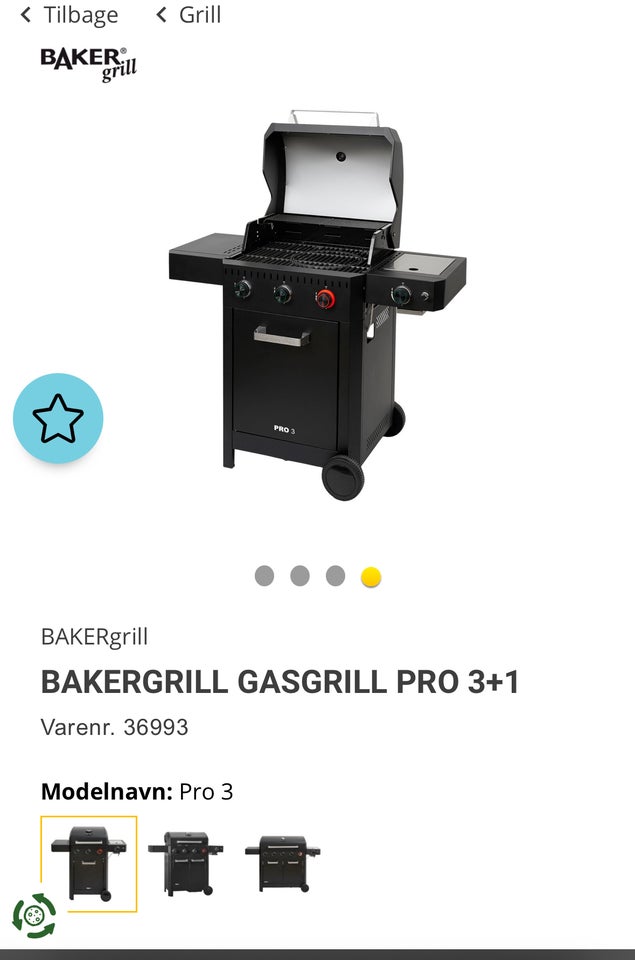 Gasgrill, Bager Pro