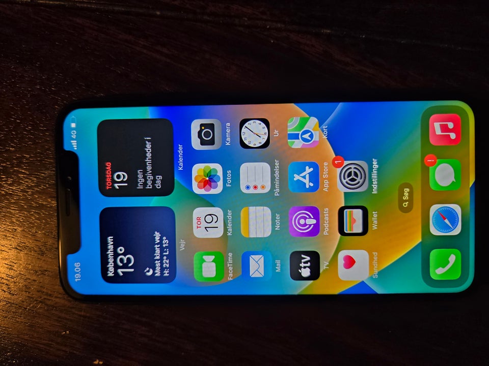 iPhone X 64 GB grå