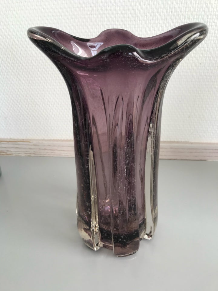 Glas, Vase, Måske Murano