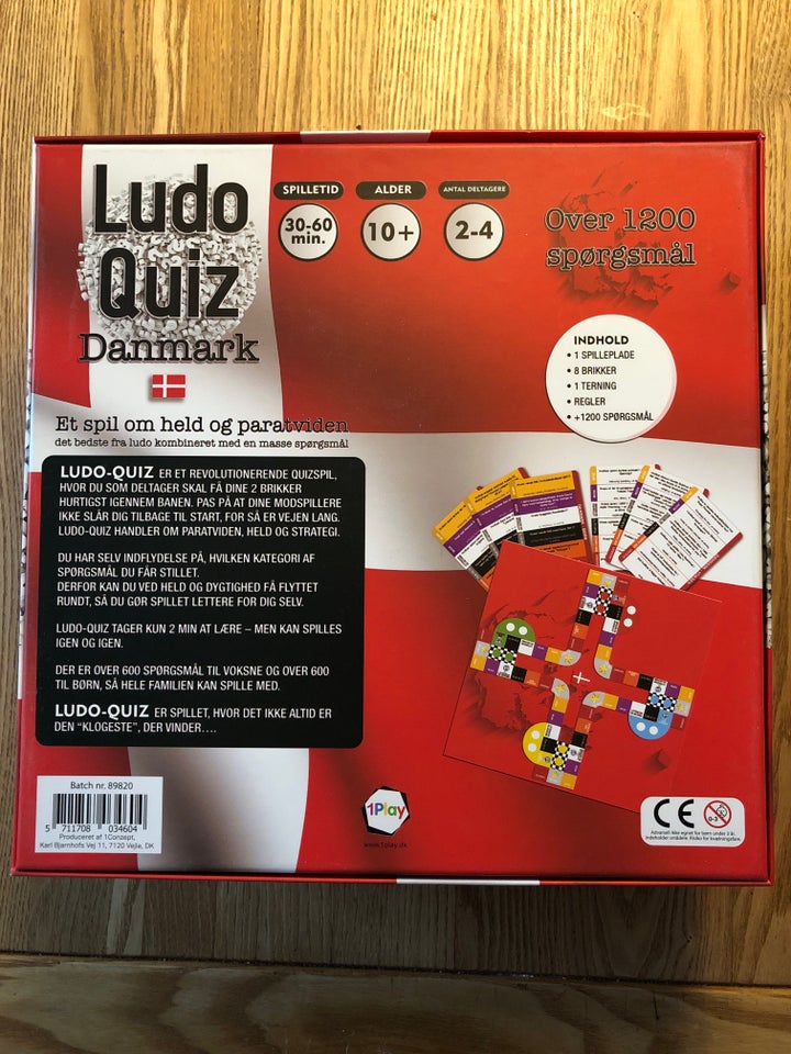 Ludo Quiz Danmark, quizspil