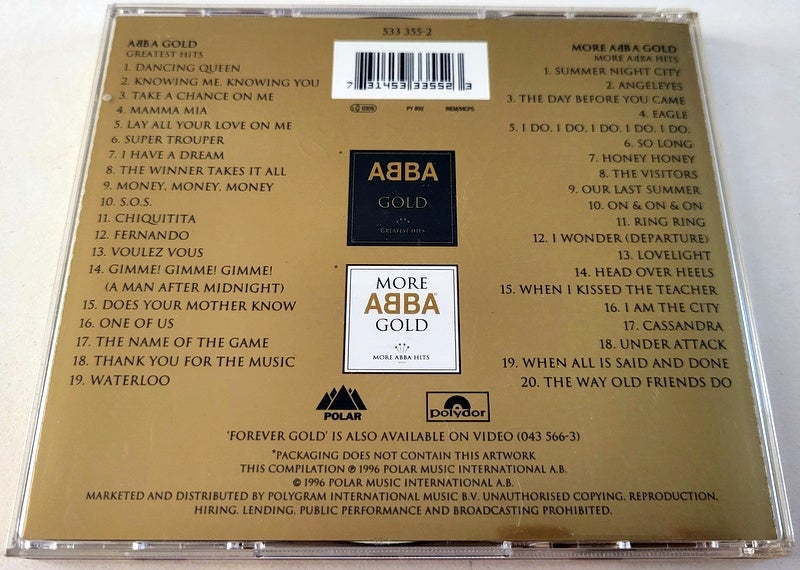 ABBA - 2CD: Forever Gold, pop