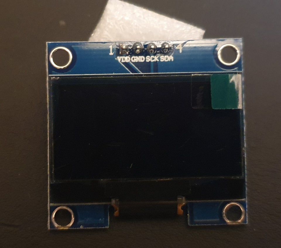 Andet 13'' OLED I2C skærm hvid til