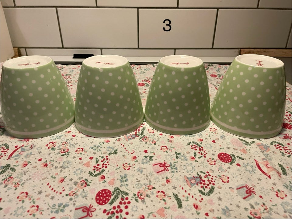 Stentøj Lattekopper  Greengate