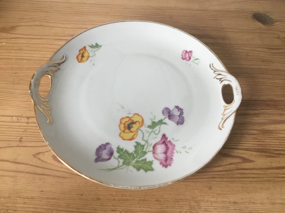 Porcelæn Fad Ukendt