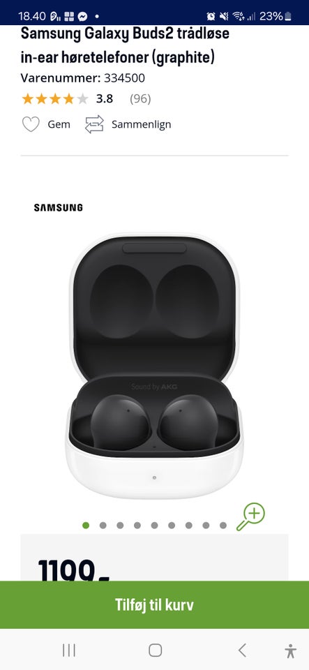 in-ear hovedtelefoner, Samsung,