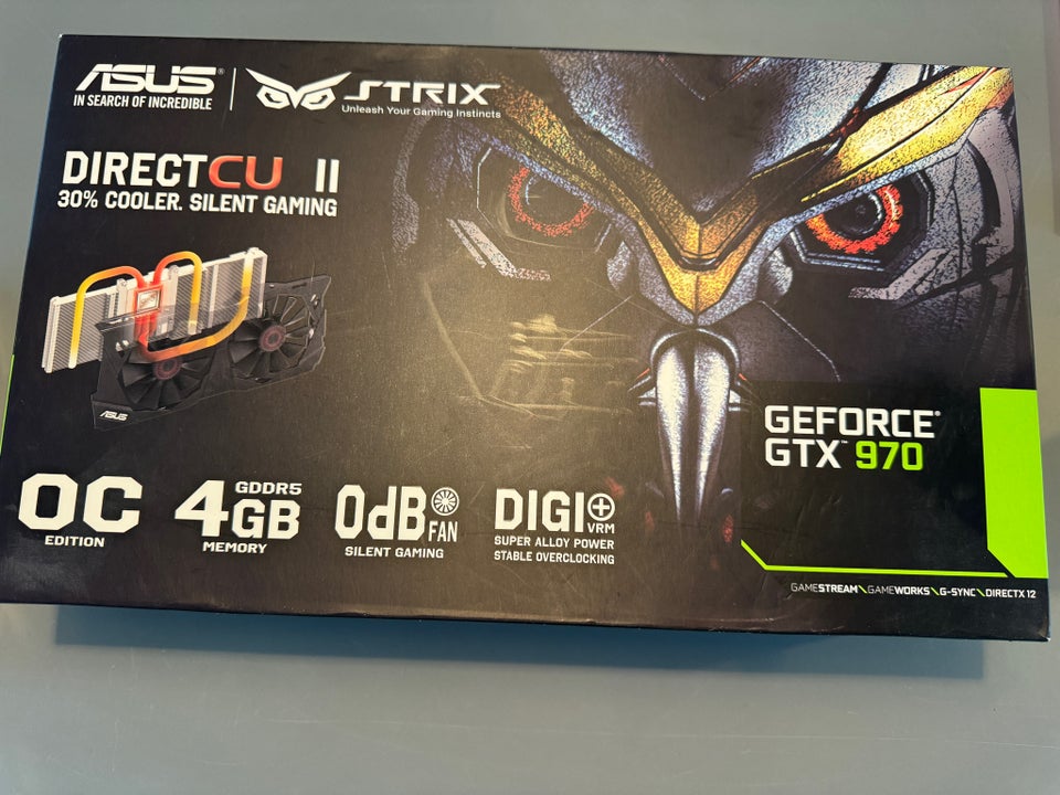 GeForce GTX 970 Strix Asus, 4 GB RAM,