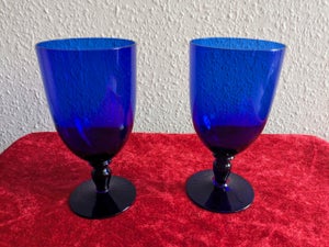 Glas 2 blå glas