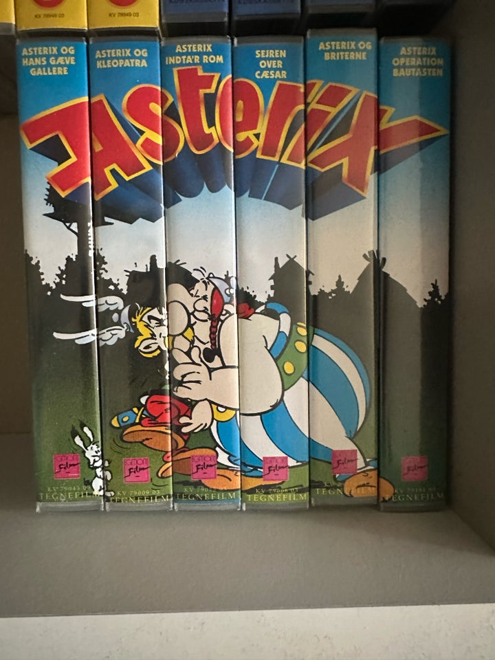 Anden genre, Komplet VHS. Asterix