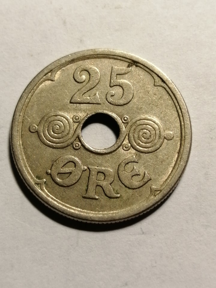 Danmark, mønter, 25 øre