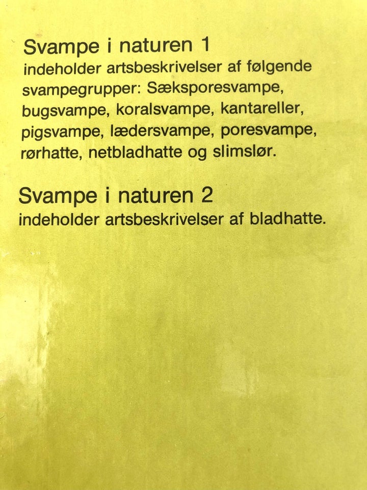 Svampe i naturen 2, Sven Nilsson / Bo