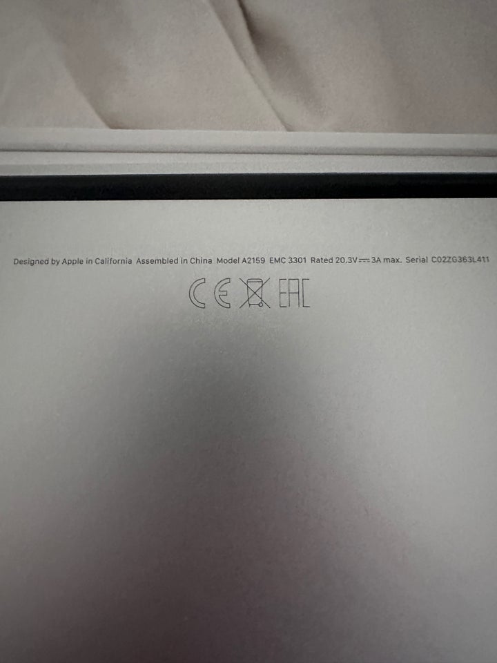 MacBook Pro, 13” 2019 A2159, 1,4 GHz