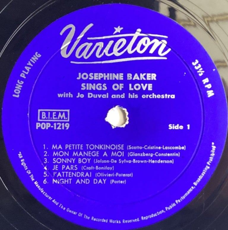 LP, Josephine Baker, Singt von