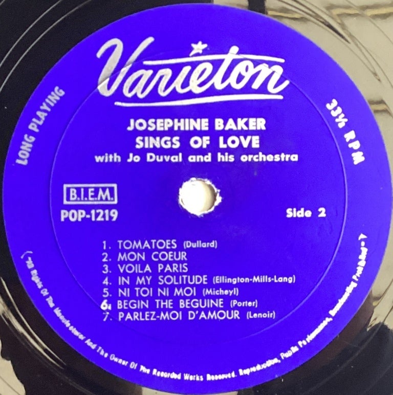 LP, Josephine Baker, Singt von