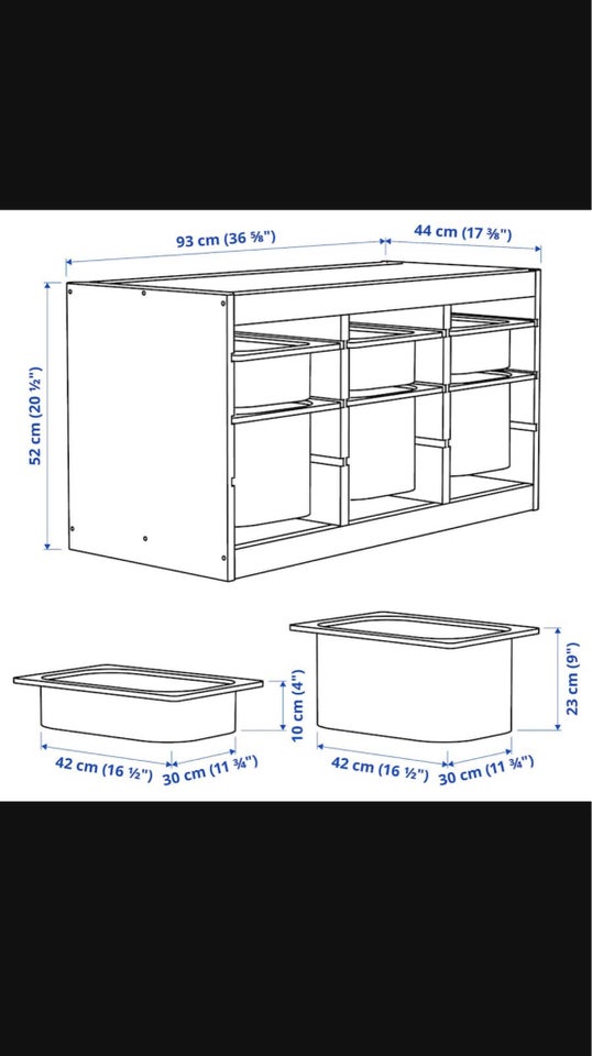 Reol Ikea Trofast