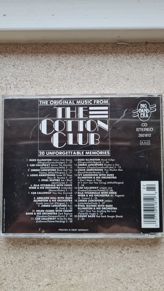 VARIOUS: THE COTTON CLUB., jazz