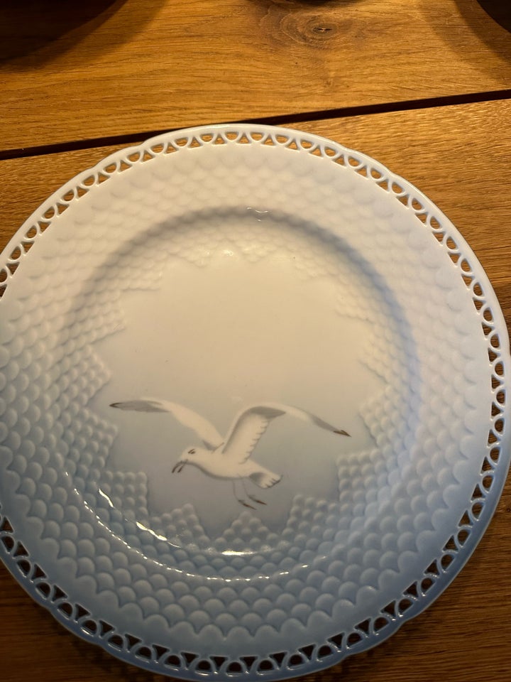 Porcelæn Mågestel 6 tallerkener