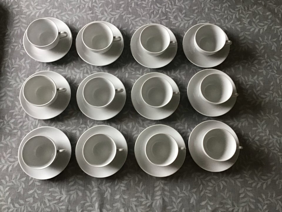 Porcelæn, Kaffekop med underkop,