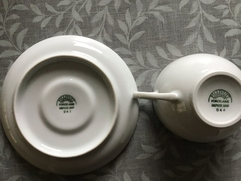 Porcelæn, Kaffekop med underkop,