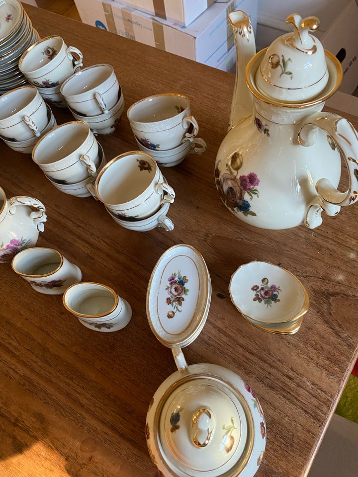 Porcelæn Kaffestel Kgl