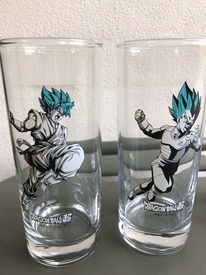 3 glas med Dragon Ball Dragon Ball