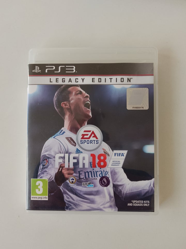 FIFA 18 - Legacy edition, PS3