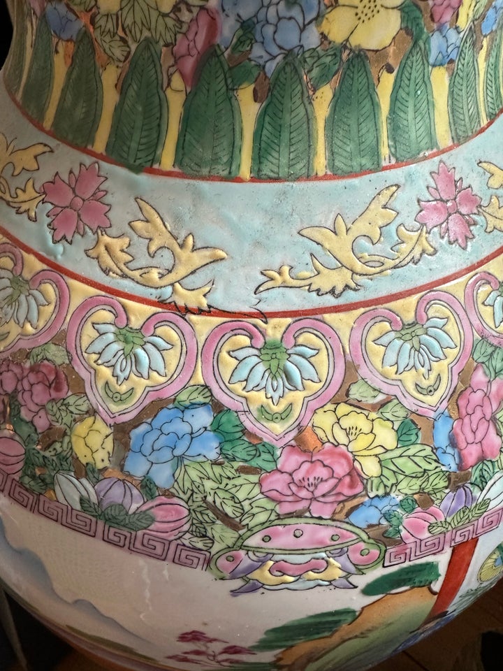 Keramik Kinesisk gulvvase 94 cm
