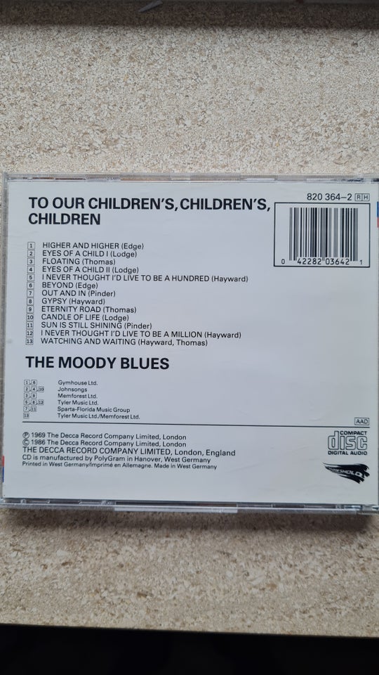 THE MOODY BLUES: TO OUR CHILDRENS