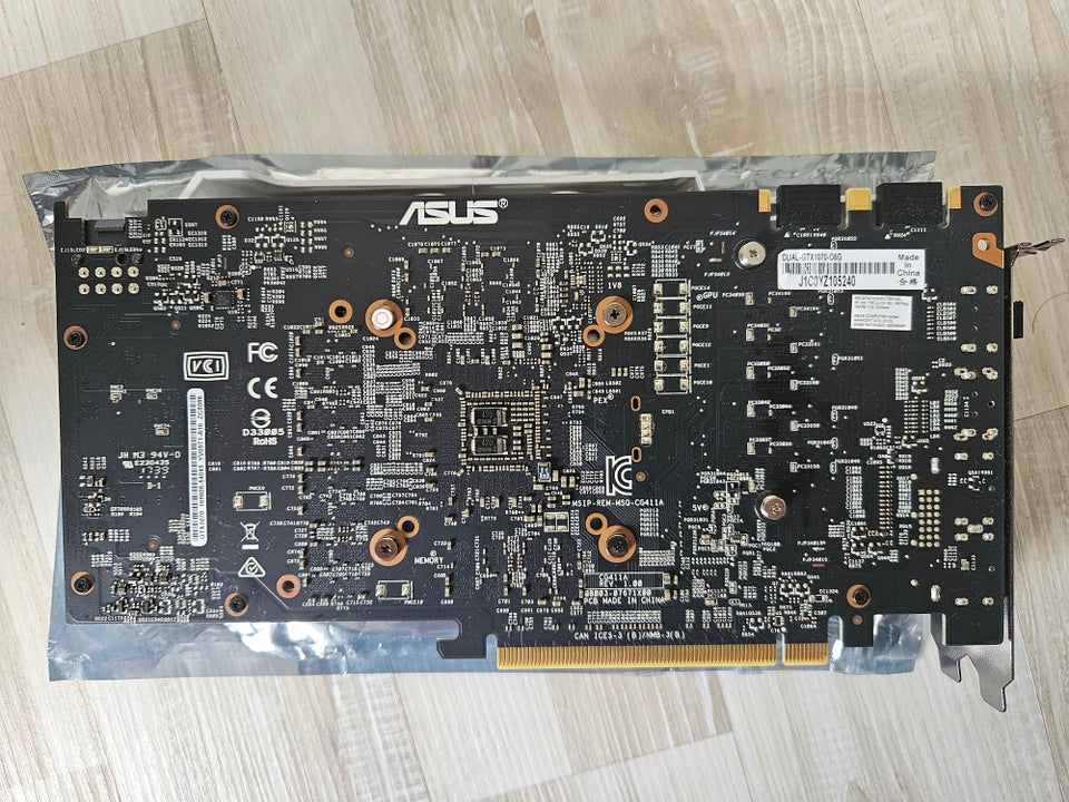 Gtx 1070 OC Dual Asus 8 GB RAM God