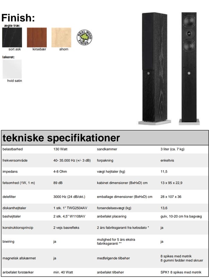 Højttaler, System Audio, SA1530