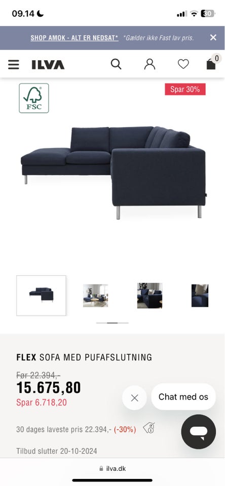 Sofa, Flex modulsofa Ilva