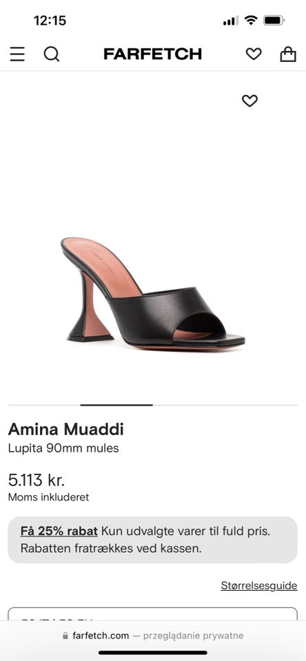 Sandaler, str. 36, Amina Muaddi