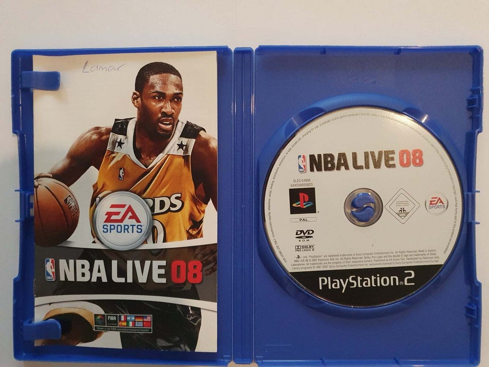 NBA Live 08 PS2