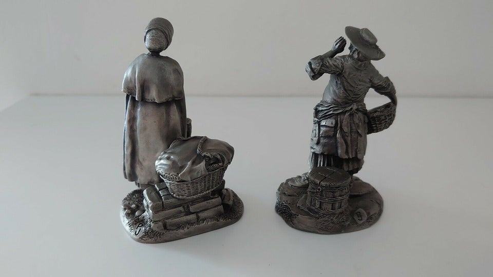 2 tinfigurer fra quot;Fine Pewter JP