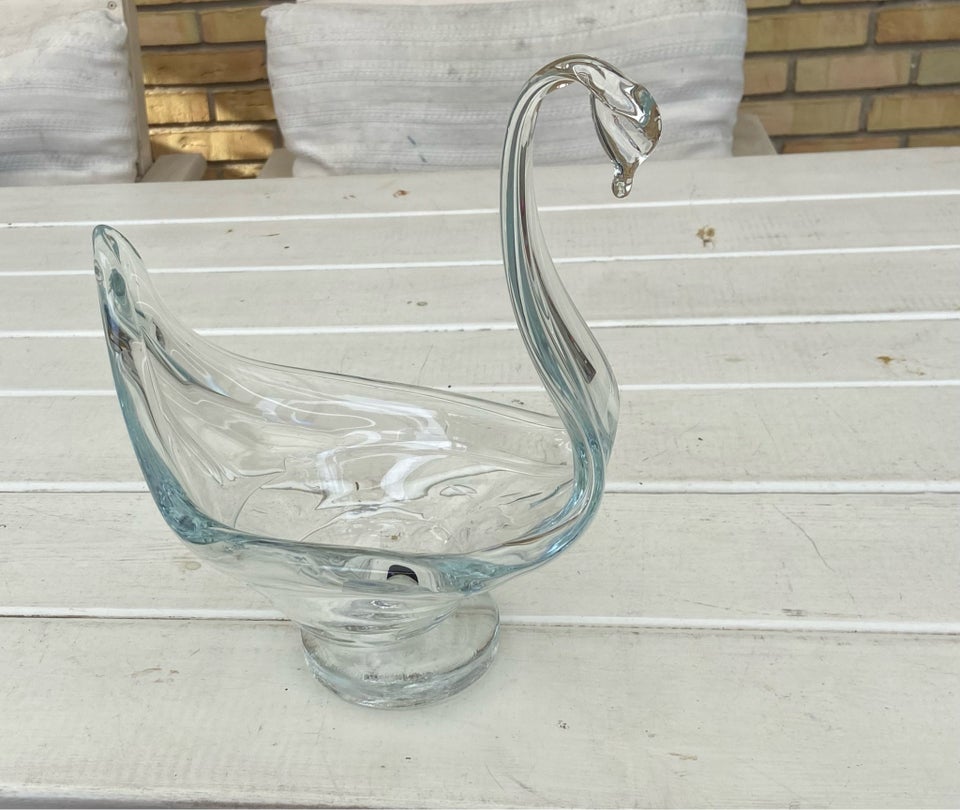 Glas Stor svane skål