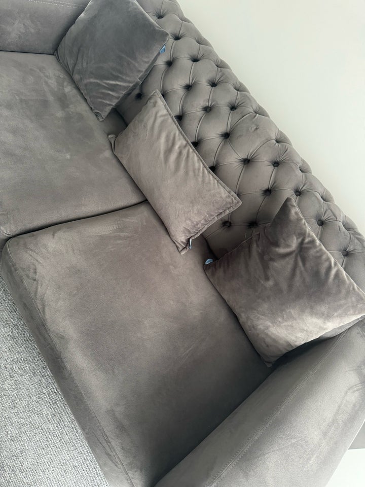 Sofa, velour, 2 pers.