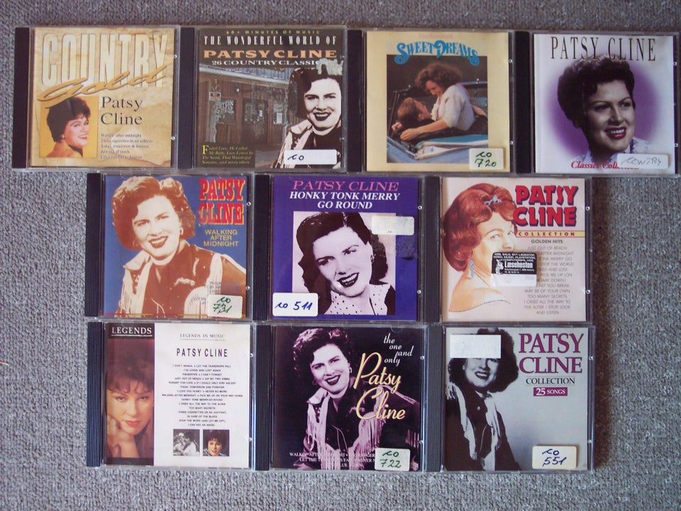 .PATSY CLINE CDer sælges stykvis :