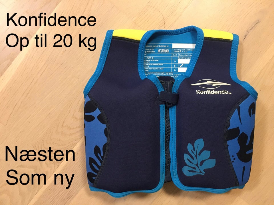 Badeudstyr, Badevest, Konfidence