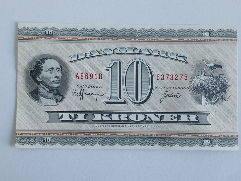 Danmark, sedler, 10 kr