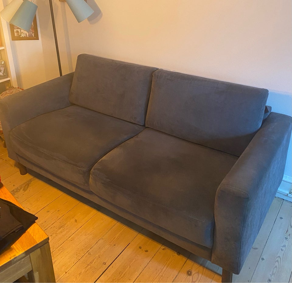 Sofa, velour, 2 pers.