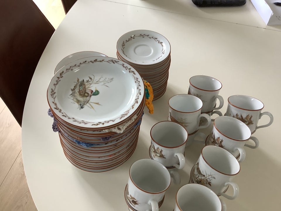 Porcelæn, kaffe jagtstel , Mads