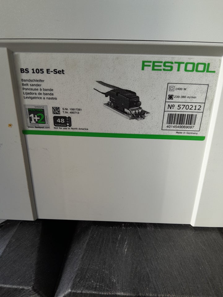 Båndpudser, Festool