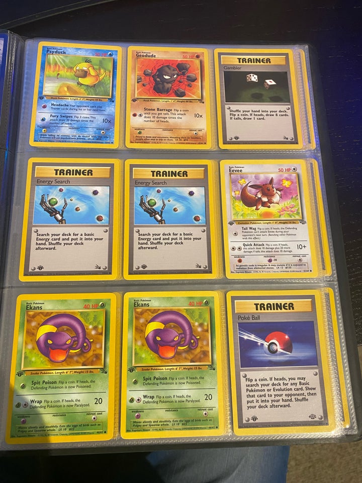 Samlekort, 1st editions pokemon