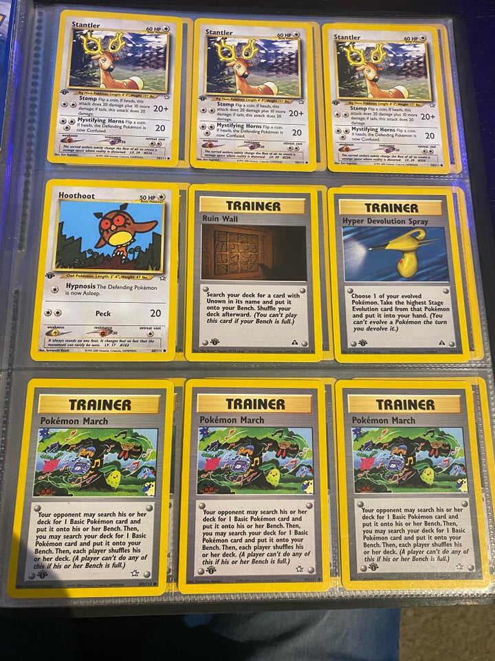 Samlekort, 1st editions pokemon